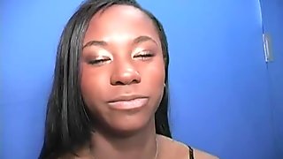 Cute Amateur Black Girl Sucks off Big White Dong 5